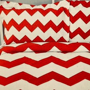 Urban Outfitters Zig Zag Shams Set